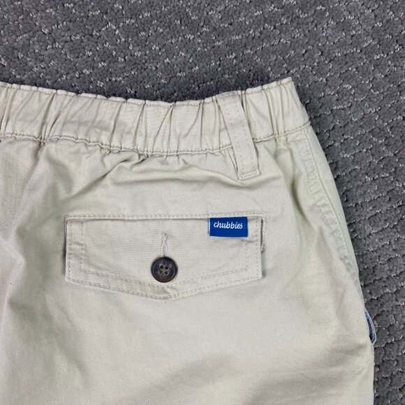 Chubbies Shorts Men's XXL Khaki Beige The Khakinators 7" Originals Stretch Twill - Picture 5 of 15